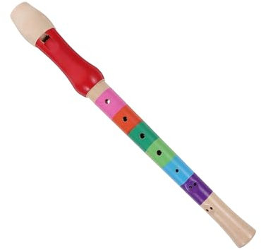MEISH Wooden Descant Recorder 8 Hole Descant Recorder Soprano Recorder Instrument for Kids and Adults Beginners