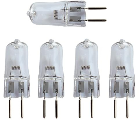DLEDMOP 5PCS GY6.35 35W 20W Base Light Bulb Lamp Halogen 75W 12V 100W G6.35 Cap Halogen Projector Lamp for Projector Or Disco,70W
