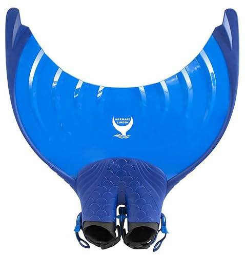 Mermaid Linden Monoflosse für Erwachsene, Karibikblau