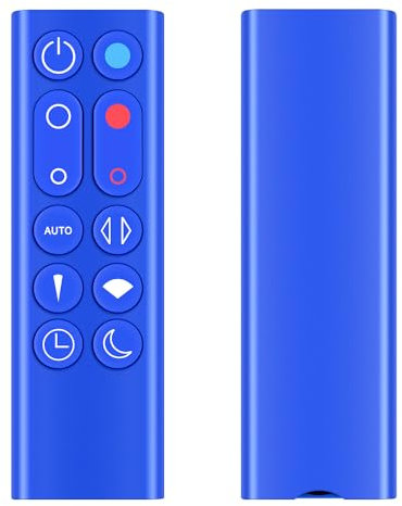 Neue Lüfter-Fernbedienung passend für Dyso n HP02 HP03 967826-02 Pure Hot+Cool Link Luftreiniger-Zubehör, blattloser Ventilator-Luftreiniger, Fernbedienung, Blau