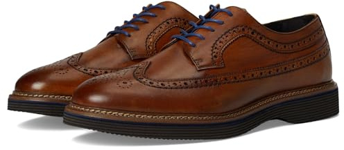 Johnston & Murphy Mens Jenson Longwing Tan European Calfskin 10 M
