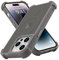 Micoden Magnetic Case for iPhone 14 Pro Max,Compatible with Magsafe,4 Corner Reinforced Protection Airbag Drop Protective Phone Case,Anti-Fingerprint Translucent Matte,Slim Shockproof Cover-Grey