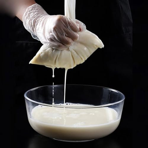 Setaccio per farina, 1 pezzo, 25-250 micron, sacchetti riutilizzabili per latte di noci, in rete di nylon, per scolare yogurt, latte, filtrare caffè, farina, setaccio per cottura (100 maglie da 150