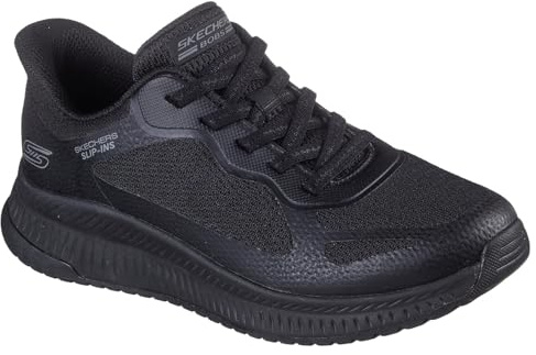 Skechers Damen Bobs Squad 4Schuhe | Sportlich, bequem und zum Reinschlüpfen. Mit Memory Foam für hohen Komfort. Skechers BOBS Squad 4 mit Memory Foam und Heel.