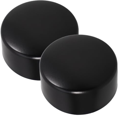 2 Pack Handrail End Caps Stainless Steel Metal Tubing End Caps for Home Outdoor Metal Tubing Fence Chairs Furniture Legs 1.77X1.77X0.83in