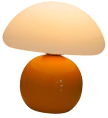 perfk Tischlampe Pilz kreatives warmes Licht modern, Orange