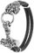 TQWSVUM Viking Mjolnir Leather Bracelet for Men - Stainless Steel 3D Wolf Claw with Thor's Hammer Pendant Leather Rope Braid Bracelet - Norse Talisman Bangles Jewelry