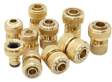 Raccord rapide for tuyau d'arrosage 1/2'' 5/8'' 3/4'' en laiton, raccord en cuivre for robinet, adaptateur for pistolet d'arrosage(J)