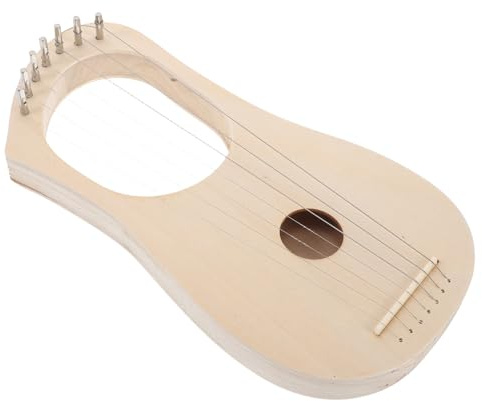 SAFIGLE DIY Holz Lyra Harfe Bastelset für Anfänger mit Kompletter Montageanleitung Musikinstrument zum Selbermachen für Jugendliche und Musikunterricht