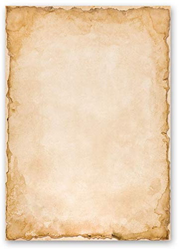 Motivpapier VINTAGE Antik & History - DIN A5 Format 250 Blatt - Paper-Media