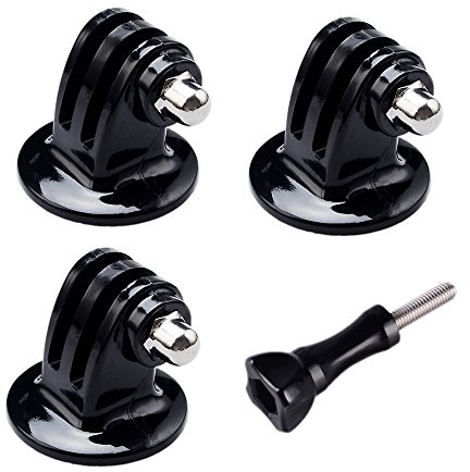 Suptig Tripod Mount Adapter for Gopro Hero 13 Hero 12 Hero 11 Hero 10 Hero 9 Hero 8 Hero 7 Hero 6 Hero 5 Hero Session Hero 4 Hero 3+ Hero 3 Hero 2, Dji osmo, Insta 360, Akaso and Sjcam Action Cam