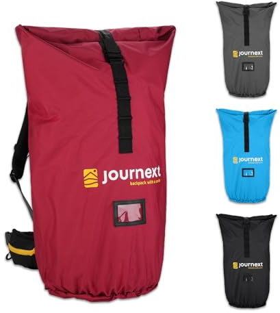 Journext 2 in 1 Rucksack Schutzhülle & Regenschutz/Flight Cover Rucksack/Rucksack Schutzhülle Flugzeug, Bahn und Bus/Flight Bag/Backpack Cover/Rucksack Schutz