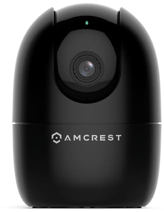 Amcrest 1080P WiFi Camera Indoor, Nanny Cam, Dog Camera, Sound & Baby Monitor, Human & Pet Detection, Motion-Tracking, 2.4Ghz Only, Pan/Tilt Wireless IP Camera, Night Vision, Smart Home ASH21-B