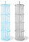 Hängende Mesh Aufbewahrungstasche, 2 Pack zusammenklappbare hängender Mesh Korb Faltbare hängende weiche Spielzeug Lagerung 4 Tier Aufbewahrungsnetze