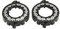 KIMISS Glühbirnenhalter Clipringe Halter Halter, Autoscheinwerfer Lampensockel Halter Adapter Halter Ersatz für D1S D1R D3S D3R HID Xenon Glühbirnen