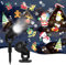 Easter Projector Christmas Halloween LED Projector Lights New Year Birthday Outdoor Indoor Rotatable Projector Lamp with 16 Themes Snowflake IP65 Waterproof Landscape Decorative Lighting Party Xmas