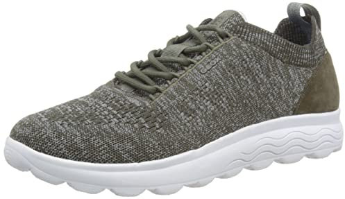 Geox Herren U SPHERICA Sneaker, Military, 45 EU