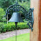 Türglocke Gusseisen Glocke Übergroße Türklingel Schweres Gusseisen, Haustür Schüttelnde Türklingel Wandbehang Dinner Bell für Den Garten Hof Cafe, Wetterfest