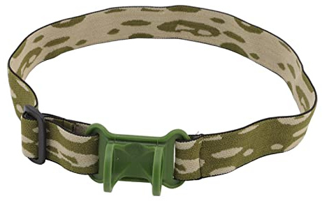 Correa Elástica para Linterna Frontal Para Linternas de 22 a 32 mm Diámetro | Banda Ajustable para Linterna Frontal, Cinturón Ajustable Para La Cabeza, Cinturón para Linterna Frontal Para Correr, Acampar