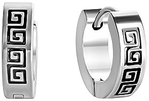 Zeeme Stainless Steel Damen Ohrringe Edelstahl 1,3cm Glänzend ohne weiß 346010020