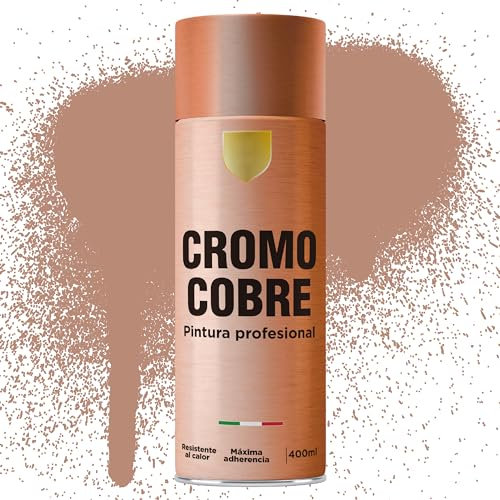 Etrexonline Pintura Spray Multicolor Profesional | 400ml | Adecuado para Metal, Madera & Plástico | Color Cromo | Secado Rápido | Paquete de 1