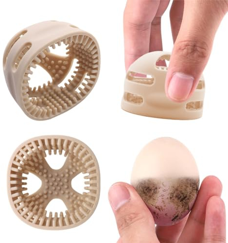 Egg Cleaning Brush Silicone Multifunctional Fresh Egg Scrubber Reusable Egg Cleaning Tool for Washing Eggs Removing Stains Kitchen Home Gadget Efficient Eggs Cleaner Brush