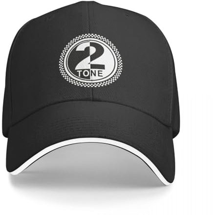 Baseballmütze Unisex und modisch Sommer Ska Legenden Von 2 Ton Musik Band Golf Cap für Männer Frauen Snapback Cap Zweifarbig Zweifarbig Ska-Rock Tägliche Aktivitäten Hüte Cap Sport Outdoor-Geschenke