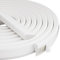 KNEELISA 118” Wedge-Shape Foam Window Weather Stripping Door Seal Strip,Soundproofing Frame Insulation Tape for Exterior Front Door,Noise Cancelling Window Inserts,Door Gap Filler Light Blocker,White