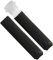 INSTR Sport-Silikon-Armband für Tissot Touch T013 T047 T-Sport T013420A T047420A T33 Wasserdichtes Uhrenarmband(Black silver 21mm)