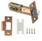 Zeroupshop Door Latch, Door Knob Replacement Parts, Tubular Latch Heavy Duty Double Sprung Tubular Mortice Door Latch Mortice Latch Door Latch(Rose gold-ET)