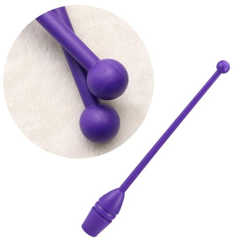 GAROZATION Kunstturnstäbe Für Rhythmische Gymnastik Lila Sportgeräte Für Und Erwachsene Perfekt Für Fitness Und Tanztraining