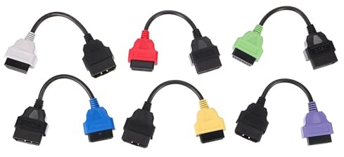 Komplettes Set OBD-II-Adapter FiatECUScan für Pkw Mechanic Cable Set 3, 6 Stück