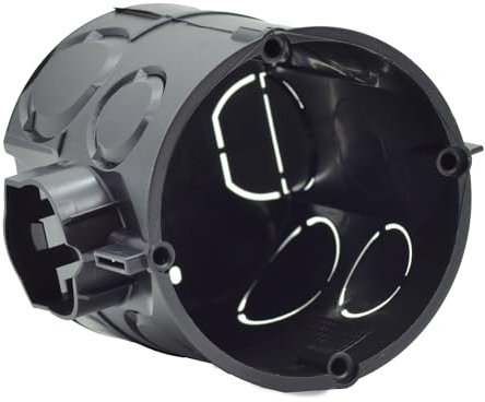 O4L Ø 60mm Unterputz-Schalterdose Gerätedose Verbindungsdose mit M25 Stutzen Tiefe 62mm, 200 Stück