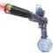 Jovicos Wasserpistole Elektrisch, Automatische Wasserpistole Große Reichweite mit Licht, Elektrische Wasserspritzpistole für Kinder Erwachsene, Wasserpistolen Groß, Outdoor Sommer Spielzeug（Blau）