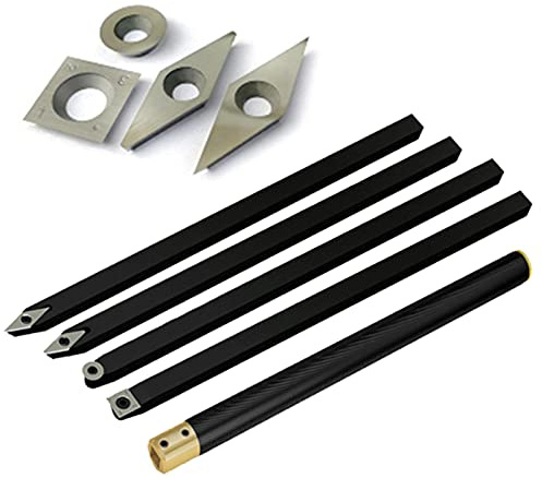 LZTDSBX Professionelle Holzmeißel 4Pcs Set Holz Drehmaschine Drehen Werkzeug Halter Dreh Meißel Runde/Diamant/Quadrat/R