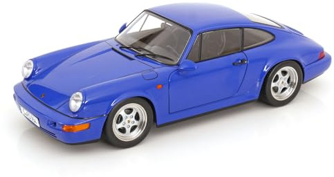 KK-Scale KKDC120244S - Porsch. 911 (964) RS with Speedline Rims Blue 1992 with Openings - Maßstab 1/12 - Modellauto