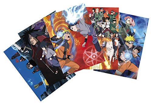 ABYSTYLE - NARUTO SHIPPUDEN - Postkarten - Set 1 (14.8x10.5)