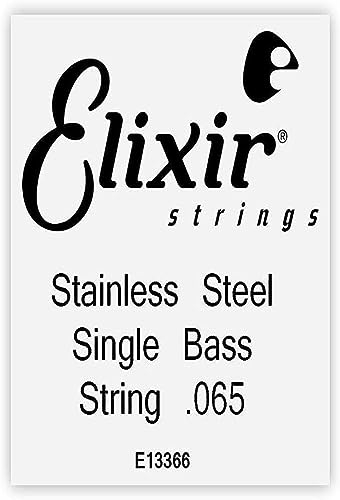Elixir® Saiten Stainless-Steel E-Bass Einzelsaite mit NANOWEB® Beschichtung, Long Scale (.065)