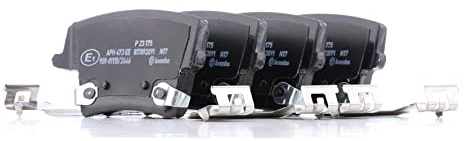 BREMBO Bremsbelagsatz, Scheibenbremse P23175 | Kompatibel mit: CHRYSLER 300C, 300C, 300C Touring, DODGE CHALLENGER Coupe, CHARGER, LANCIA THEMA