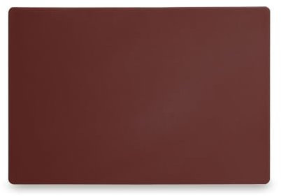HENDI Schneidbretter, HACCP, Beidseitig nutzbar, für Braten, 450x300x(H)12,7mm, HDPE 500 Kunststoff, braun