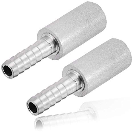 2-Pack Diffusion Aeration Stone 0.5 Micron Homebrew Beer Oxygenation Diffusion Carbonation Stone