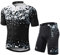 INBIKE Radtrikot Herren Kurzarm Fahrradbekleidung Set Damen Radhose Gepolster Fahrradtrikot Kurz 3XL