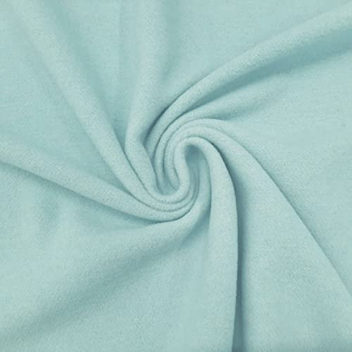 Gaby - Kaschmir Wolle Mantel Wollstoff Meterware 20 Farben Stoff - per Meter - hellblau