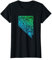 Nevada Carson City USA Floral Mandala Carte T-Shirt