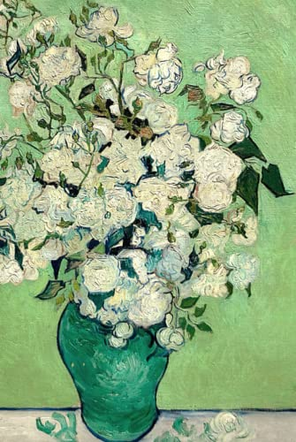 Vincent Van Gogh: Van Gogh Vase Of Roses Journal | Blank Notebook With 120 Lined Pages | Perfect Birthday Gift Idea For Vince Van Gogh Lovers, Painters, and Artists
