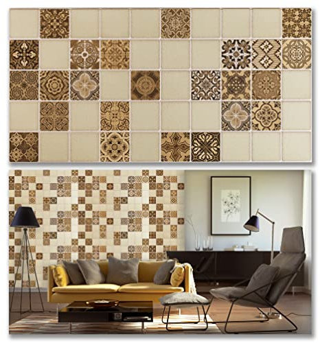 Grace Baltic Paneles de pared de PVC 3D Decorativo Azulejos Revestimiento (12, Babilon)