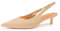 Womens Court Shoes Slingback Low Kitten Heels Fashion Sandals Ladies Pointed Toe Evening Party Classic Work Dress Party Wedding Graduation Occasion Heeled Closed Toe Pumps Gold Glitter