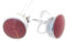 Korallenschmuck (Ohrringe) Korallen Ohrstecker Größe ca. 8 mm 925er Sterling-Silber Modellnummer 8807