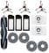 Filter Brush Mop Cloths Dust Bag Accessories Kit for Ecovacs DEEBOT X1 OMNI DEEBOT X1 TURBO Robot Vacuum Cleaner Replacement Parts (16 Pack)