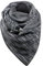 Schal Winter Damen ： Schal Blau Dreieck Halstuch Dünn Dreieckschal Grau Musselin Tücher Rundschal Schwarz Baumwolle Dreieckstuch Kleidung Poncho Winter Flauschig